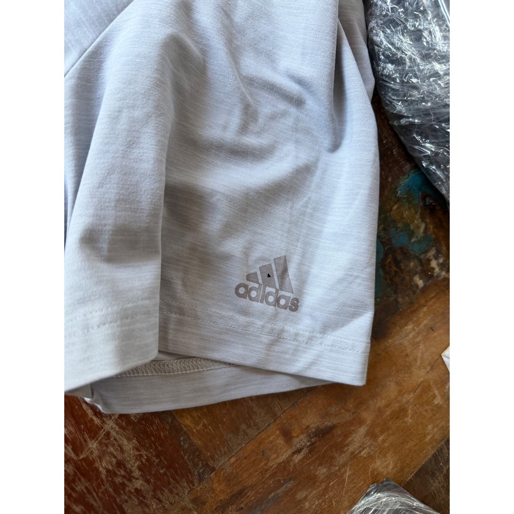 Mens 2XL adidas grey polo. Golf attire - Picture 2 of 3